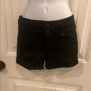 🔥5/$20🔥 Refuge Black Jean Shorts Mid-Rise Cutoff